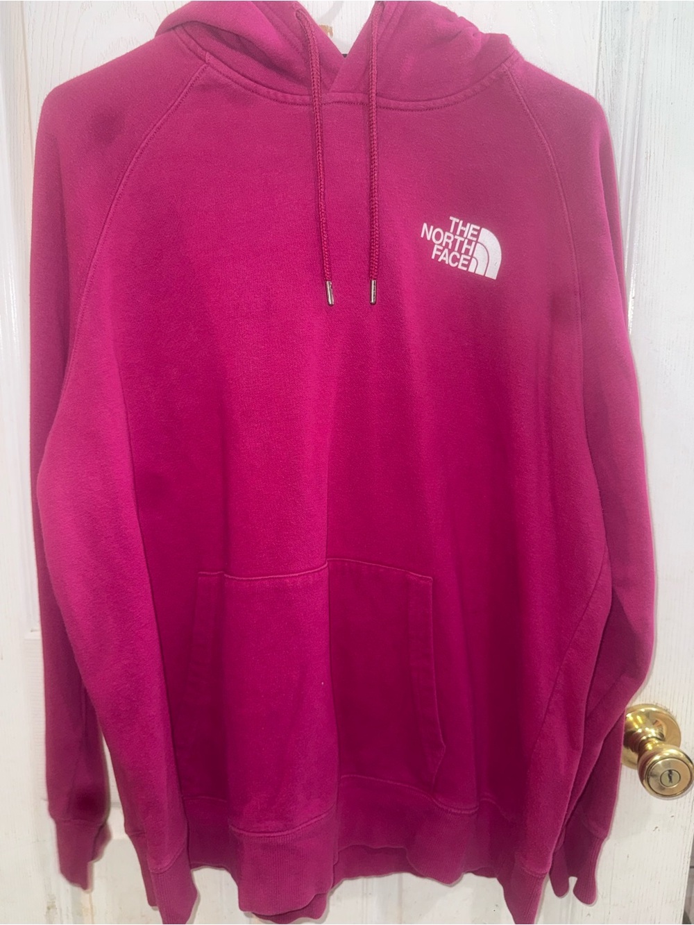 The North Face Women's Crewneck Hoodie - Deep Raspberry Pink